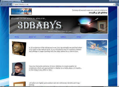 Featured site - 3dbabys - Click to open.